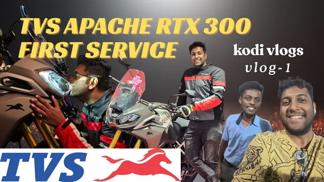 My Honest Experience on TVS Apache RTX 300 Service